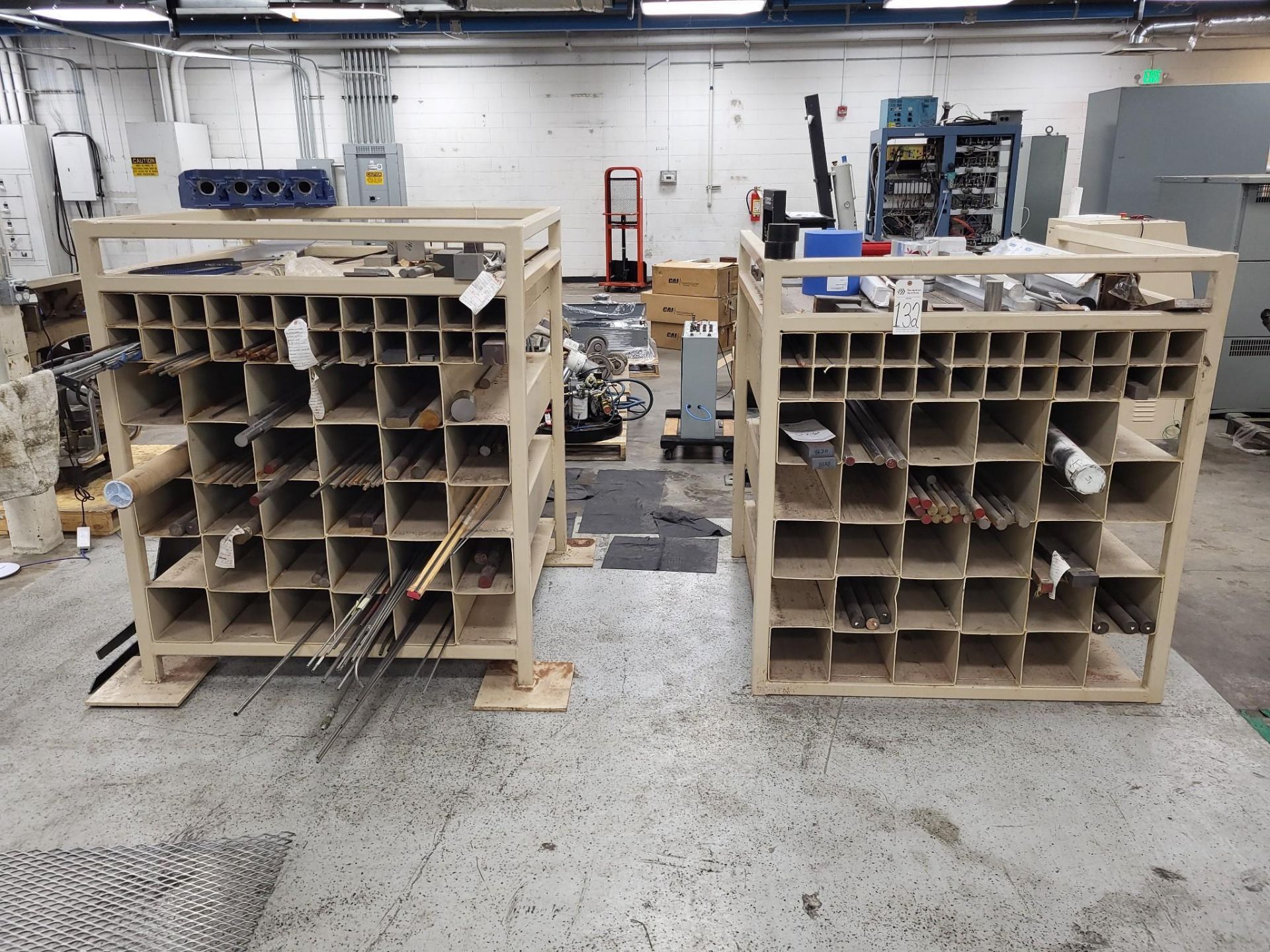 MATERIAL RACK WITH BAR STOCK Item Location - Colorado Springs, CO