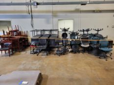 LARGE LOT OF ASSORTED OFFICE CHAIRS