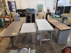 ASSORTED WORK BENCHES