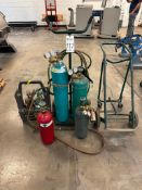 OXYGEN AND ACETYLENE TORCHES, CARTS, AND TANKS