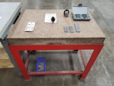 STARRETT CRYSTAL PINK GRANITE SURFACE PLATE