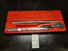 SNAP ON CLICK TYPE TORQUE WRENCH