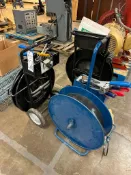 INDUSTRIAL BANDING CARTS WITH BANDING TOOLS