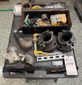 LUXOR SHOP CART W/MISC. AIR/PLUMBING SUPPLIES, TOOLING AND PARTS