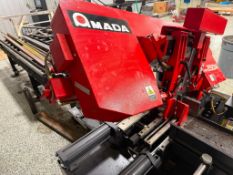 2020 AMADA HFA 250W HORIZONTAL BAND SAW W/ ROLLER TABLE