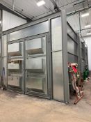 2021 GLOBAL FINISHING SOLUTIONS BLAST COLLECTION BOOTH APPROX 151" H, 194" W, 420" L. $51K+ NEW