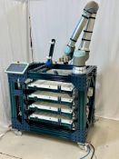 2020 UR10E ROBOT W/ CUSTOM DRAWER-STYLE STAND