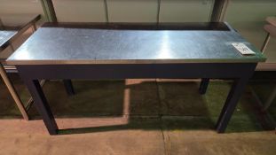 STAINLESS STEEL FINISH OFFICE TABLE
