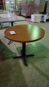 ROUND WOODEN TABLE