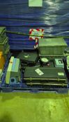 PALLET OF ASSORTED LABORATORY ELECTRONIC MEASURING DEVICES