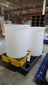 (3) 55 GALLON THERMO SCIENTIFIC 54102-0055 LLDPE TANKS
