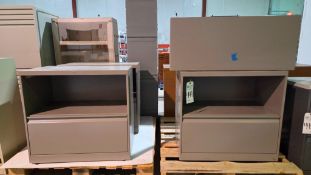 (3) 2-DRAWER FILE CABINETS