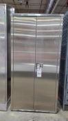 ULINE STAINLESS STEEL STORAGE CABINET