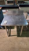 METRO STAINLESS STEEL COMMERCIAL PREP TABLE