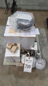 LOT OF WIKA BI-METAL THERMOMETERS & OTHER GAUGES