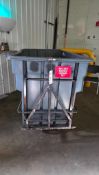 RUBBERMAID TRASH CAN, 1-1/2 CUBIC YARDS