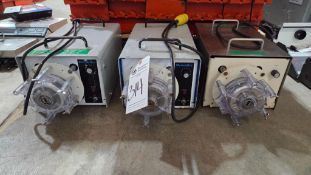(3) PERISTALTIC PUMPS