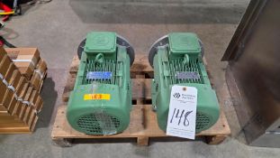 (2) WAT 4 KW ELECTRIC MOTORS
