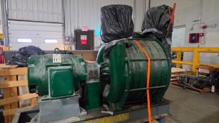 HOFFMAN 38406A CENTRIFUGAL BLOWER W/RELIANCE 100 HORSEPOWER ELECTRIC MOTOR