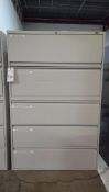GLOBAL 5-DRAWER FILE CABINET