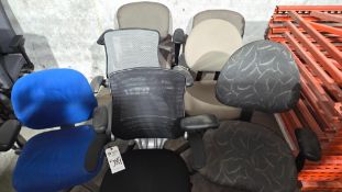 LOT OF (7) MISC. OFFICE CHAIRS