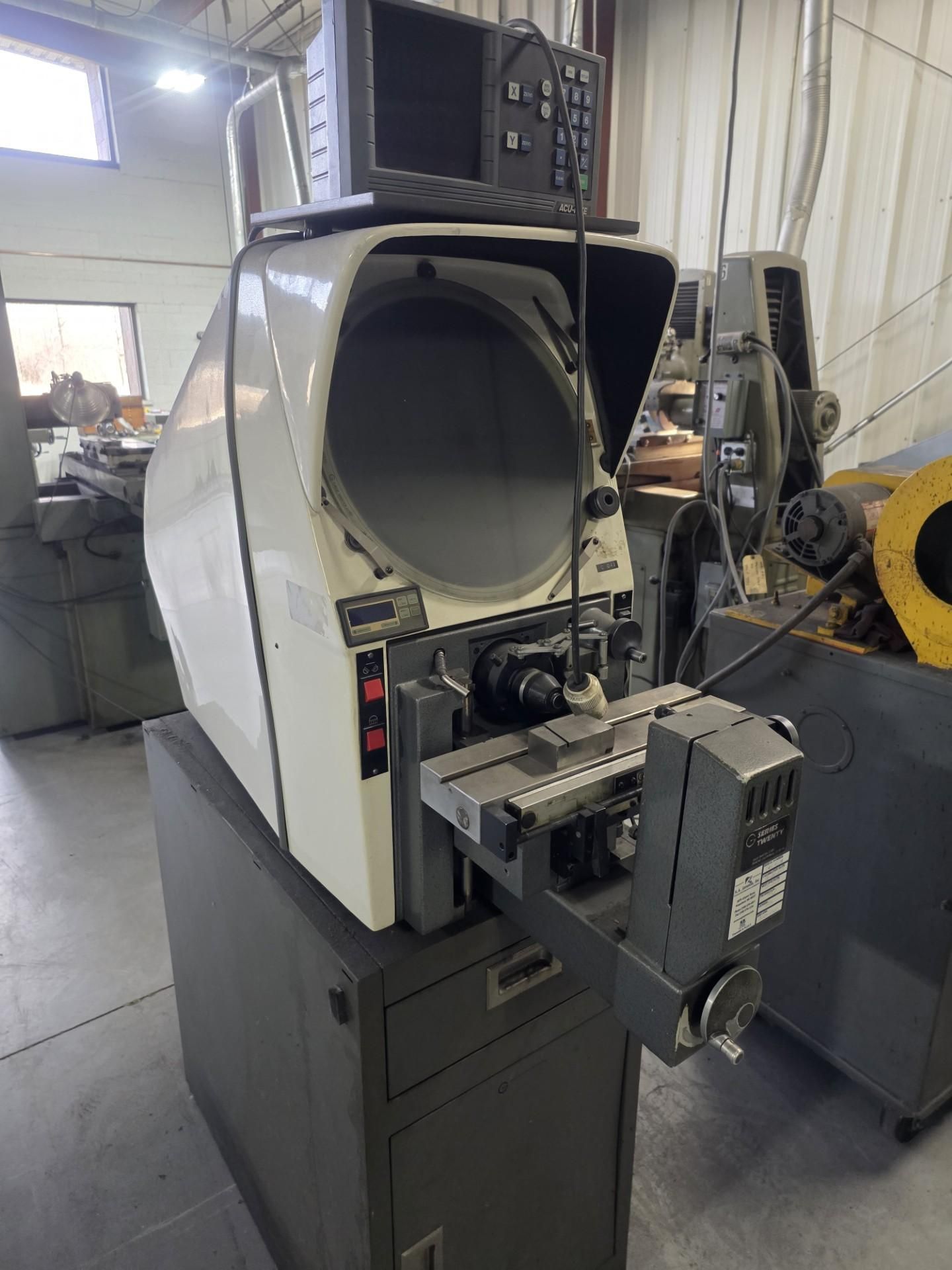 Address Comparator 1989 GAGE MASTER 29GMX IES OPTICAL COMPARATOR Item Location - Jackson, MI