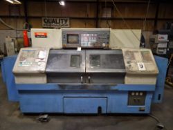 1997 MAZAK DUAL TURN 20, HIGH-PRODUCTION CNC TURNING CENTER WITH TWIN SPINDLES AND TWIN TURRETS