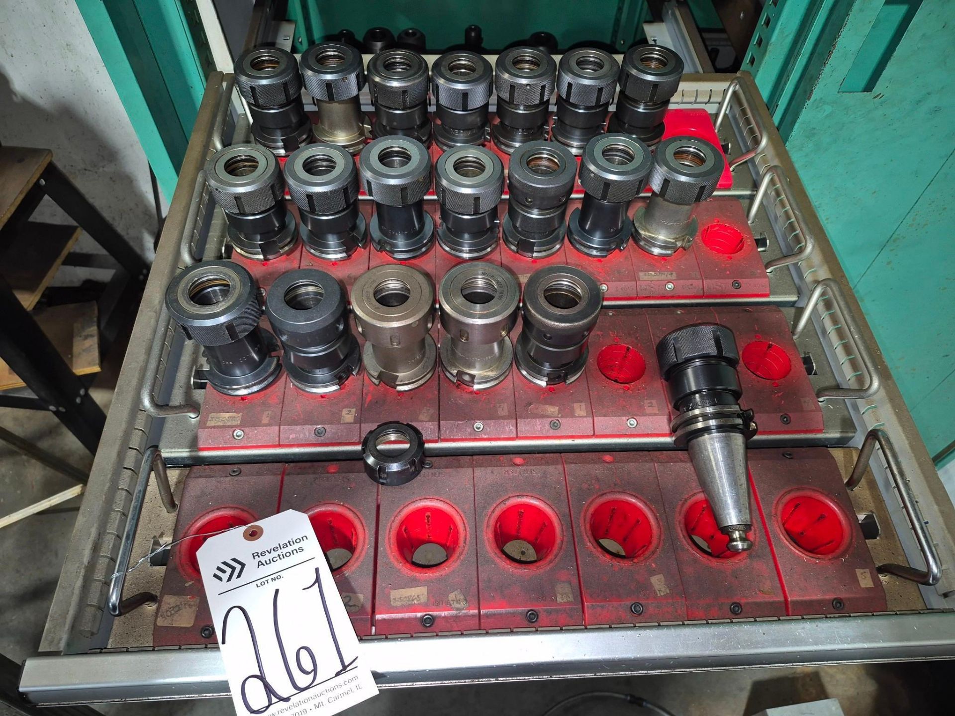 ASSORTED CAT 40 TOOL HOLDERS Item Location - Graham, NC NO OUT OF STATE ...