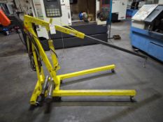 VESTIL EHN-40-C-AH AIR/HAND PUMP HYDRAULIC SHOP CRANE (ENGINE HOIST)