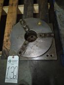 BISON 10-INCH (250 MM) 3-JAW SELF-CENTERING SCROLL CHUCK WITH BACK PLATE