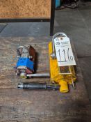 PML-6 1,200 LB CAP PERMANENT MAGNETIC LIFTER & TECHNIKS EZ-LIFT ELM-300 600LB CAP LIFTING MAGNET