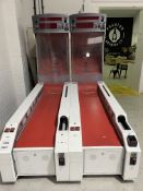 WIK Roll 'N Jump Twin Lane Alley Bowler Arcade Game (Rabbit Black and White)