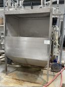 Roxell Dry Mix Ingredient Stainless Steel Storage Bin with Platform Step