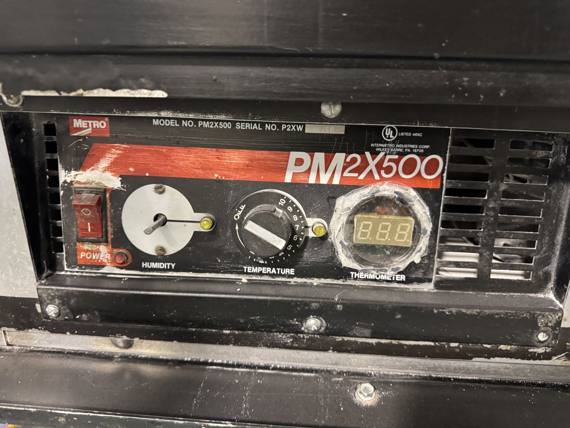 [LOT] of Metro Proofer Box, model PM2X500, s/n P2XW02759, 18 slots, w ...