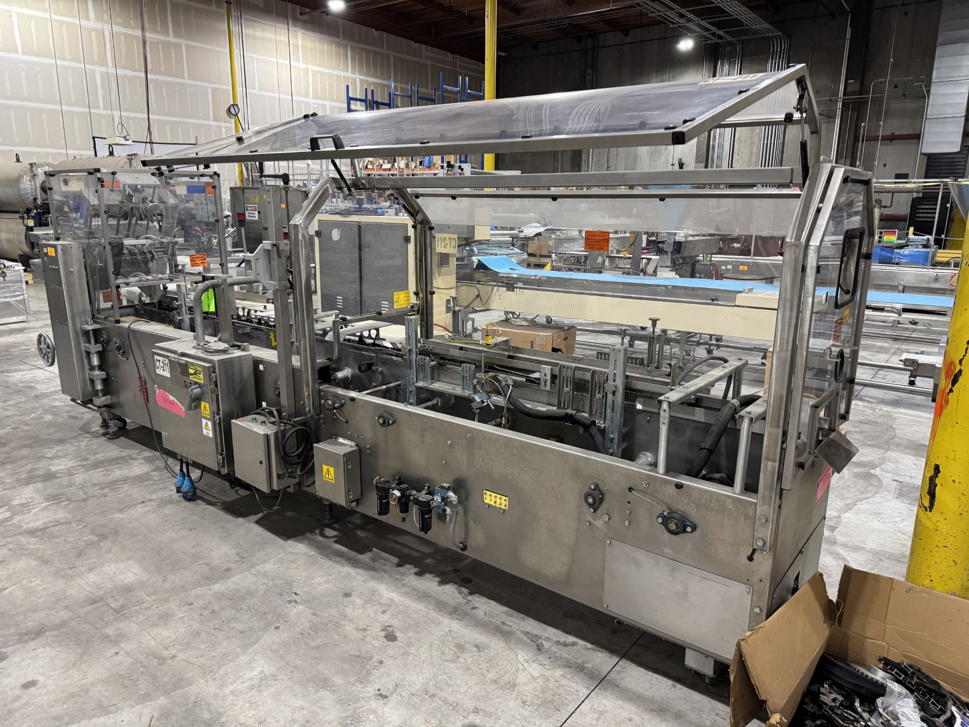 Adco Cartonner, model 15D105-SS, s/n 4106H6, semi automatic horizontal ...