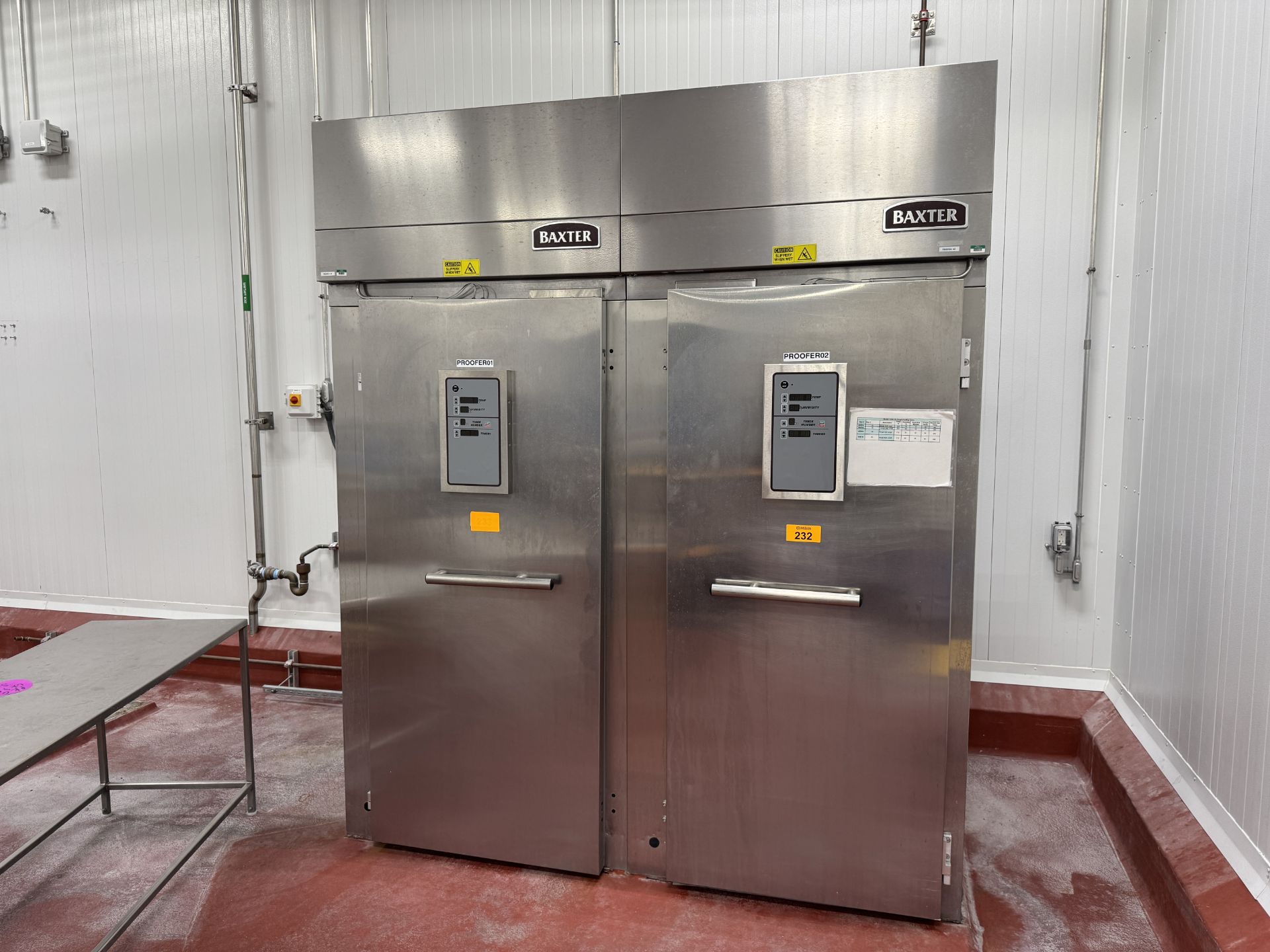 [Lot] of (2) Baxter Roll In right and left hand Proofer Cabinets, model ...
