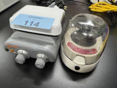 Mini Centrifuge and Hotplate Stirrer