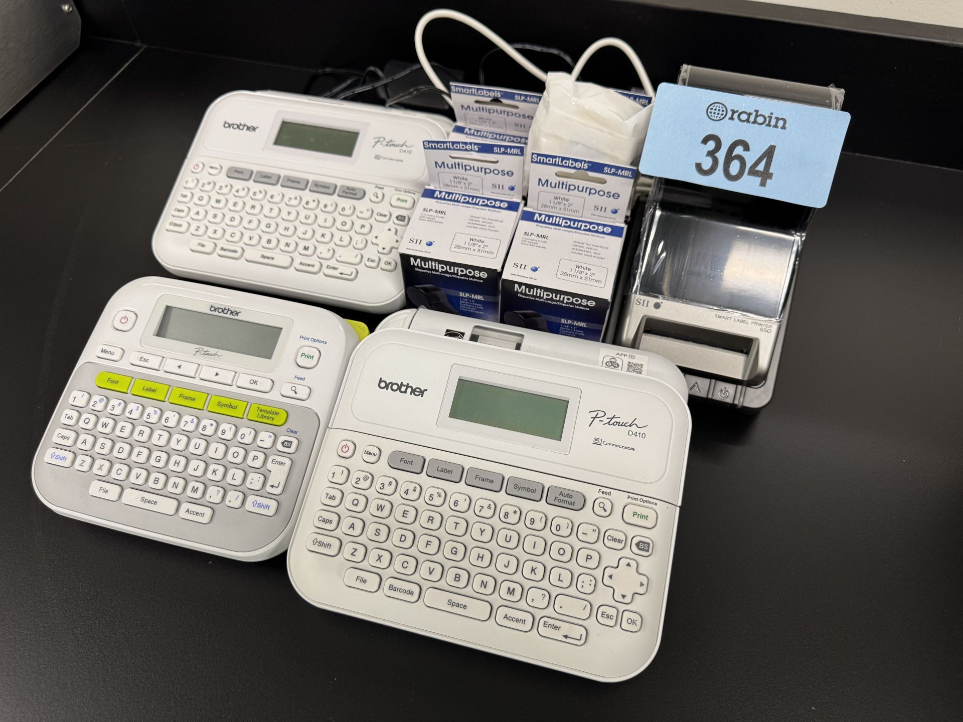 [LOT] of (4) Label Makers, (3) Brother P-touch and (1) SII smart label ...