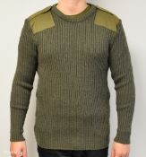 20x British Army wool jerseys - Olive - mixed sizes