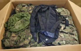 Mixed bags - rucksacks, holdalls - may require repair or be as spares - 120 kg