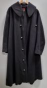 British forces black R.H.A cloak - size unknown - label unreadable