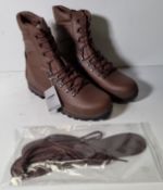 Altberg high liability male combat boots - Size 14W - Brown