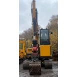 Sany SY135C crawler excavator high cab - year 2023 - 2600 hours - quick hitch 65mm pins - comes with
