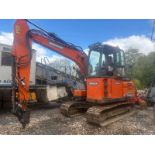 Doosan DX140LC-5 crawler excavator with raised cab - year 2017 - 8900 hours - smf 40-OQ-120 quick hy