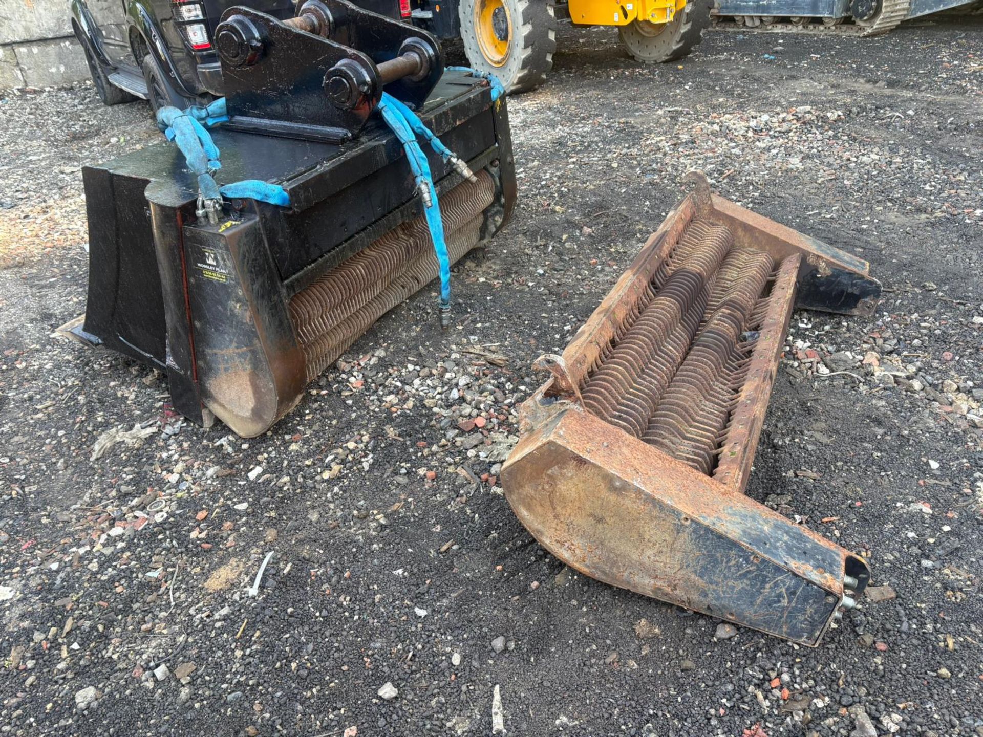 Remu XO2150 excavator screening bucker - year 2022 - bucket in excellent condition with new blade - Image 7 of 12