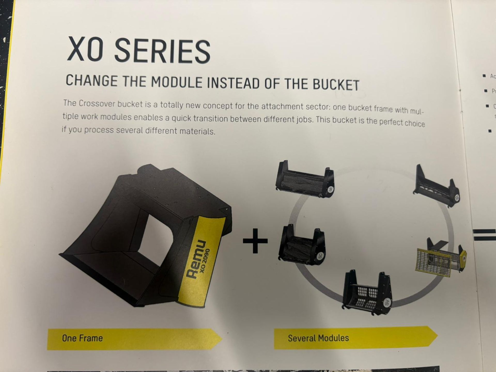 Remu XO2150 excavator screening bucker - year 2022 - bucket in excellent condition with new blade - Image 12 of 12