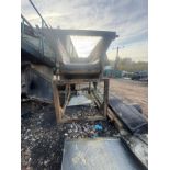 Kiverco feed hopper - year 2018 - 4500 hours - 3 phase - speed variation control