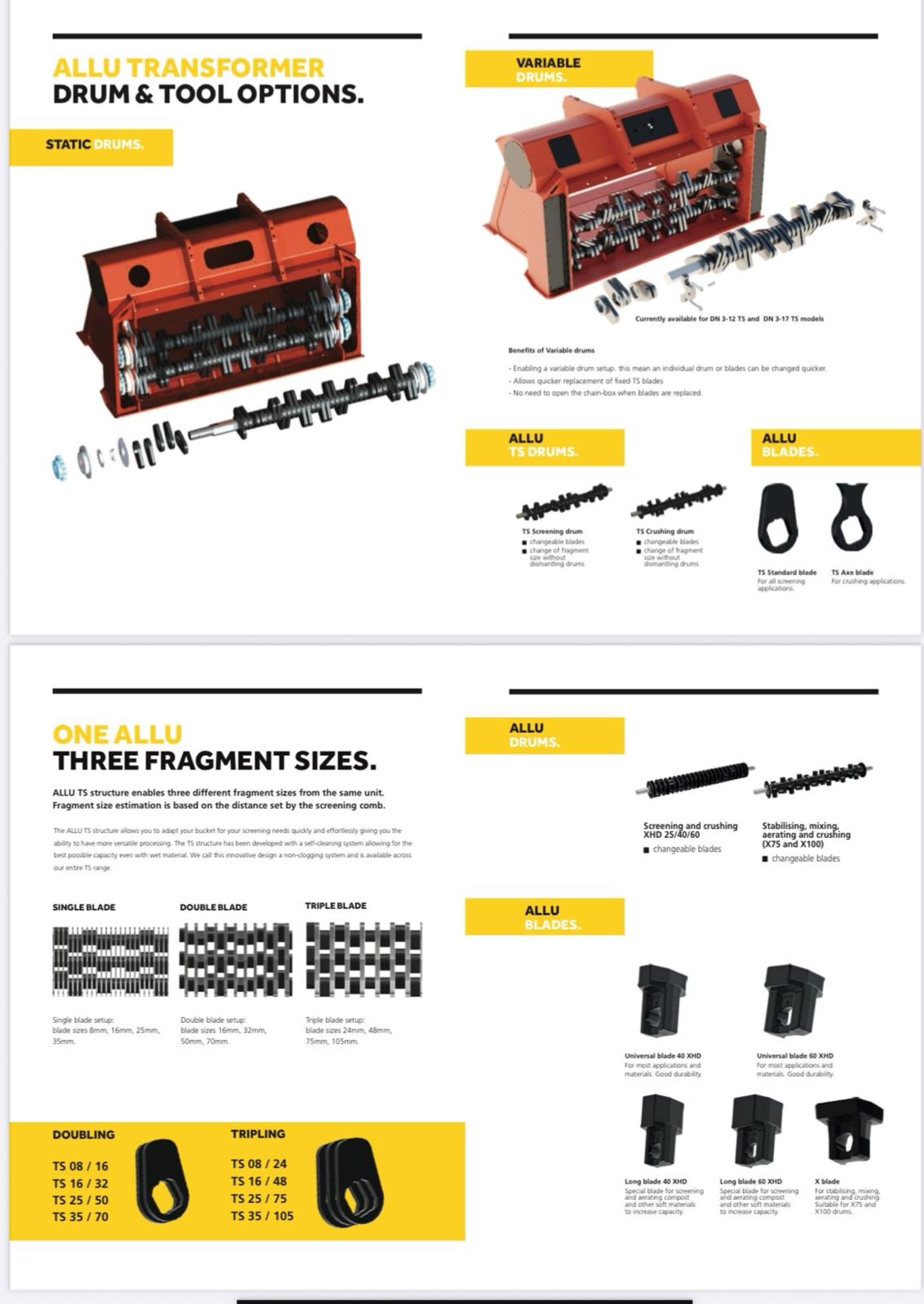 Allu DN2-12 T25 screening bucket - year 2023 - no hitch included in the sale - hitch fitted for demo - Image 7 of 7