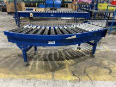 5x intersection roller conveyors approx 2.5m L x 0.48m W x 0.52m H