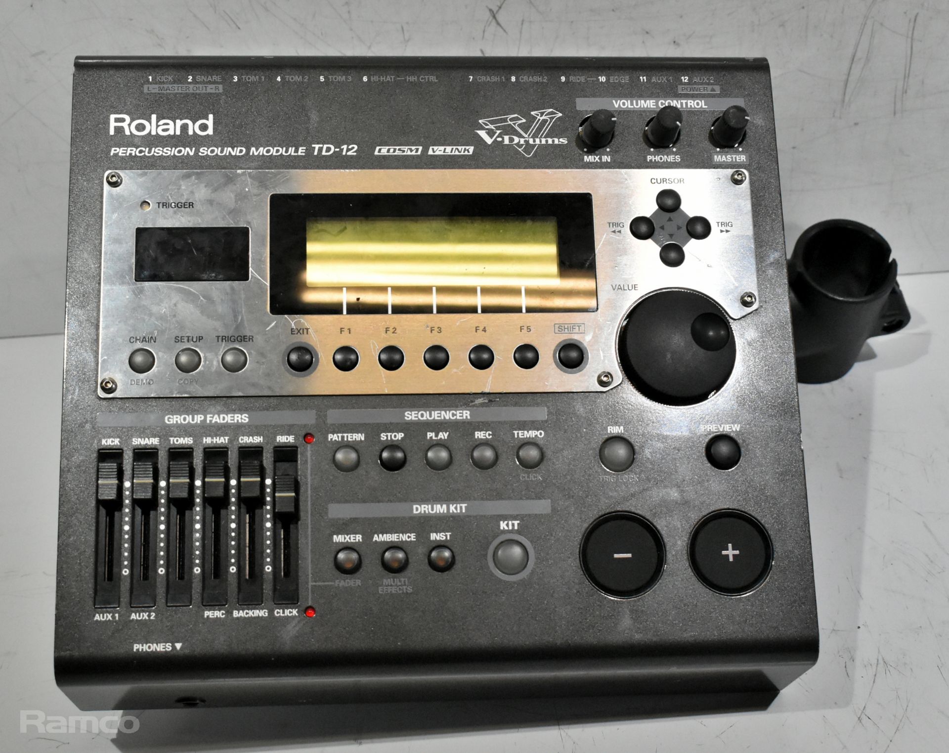 Roland V-Drums electronic drum kit with Roland TD-12 percussion sound ...